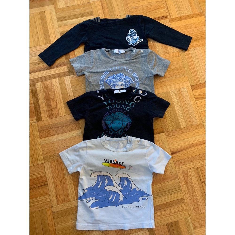 Young Versace T-Shirt & Long Sleeve Set of 4